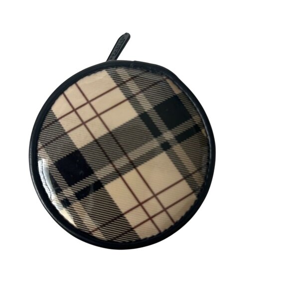 KENNETH COLE Reaction Plaid Vintage Zip Coin Purse - Picture 1 of 3